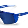 Future Tech Sunglasses: Neon Blue Frame Z87+