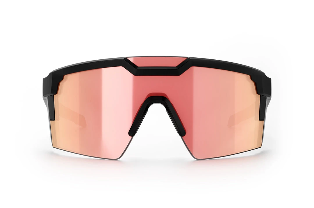 Future Tech Sunglasses: Black Frame Rose Gold Z87+ - Image 2