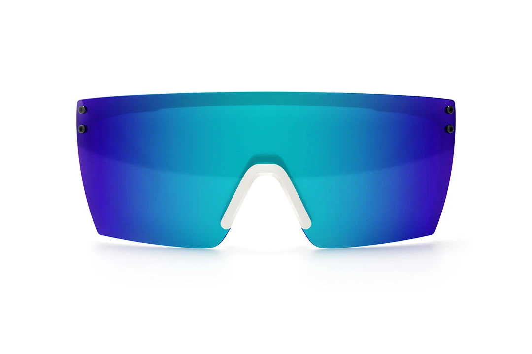 Lazer Face Sunglasses: White Frame Speed Eagle White Customs - Image 2