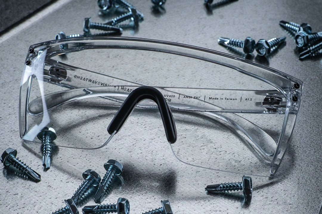 Lazer Face Glasses: CLEAR Z87 - Image 4